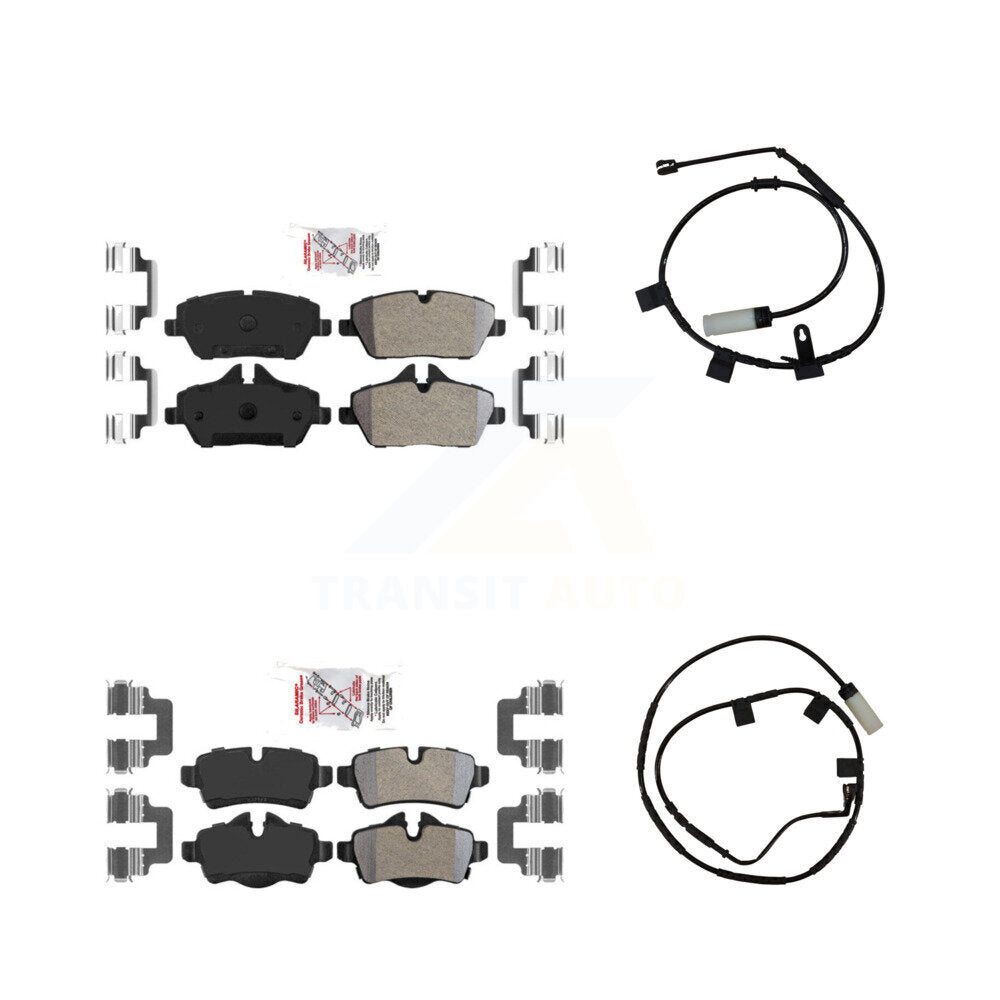 AmeriBRAKES KNW-101389 Disc Brake Pad for 2013 Mini Cooper - Front and Rear