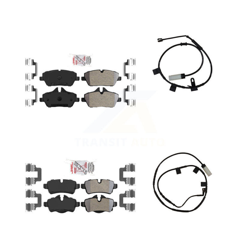AmeriBRAKES KNW-101389 Disc Brake Pad for 2013 Mini Cooper - Front and Rear