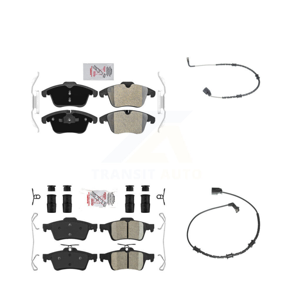 AmeriBRAKES KNW-101390 Disc Brake Pad for 2009 Jaguar XF - Front and Rear