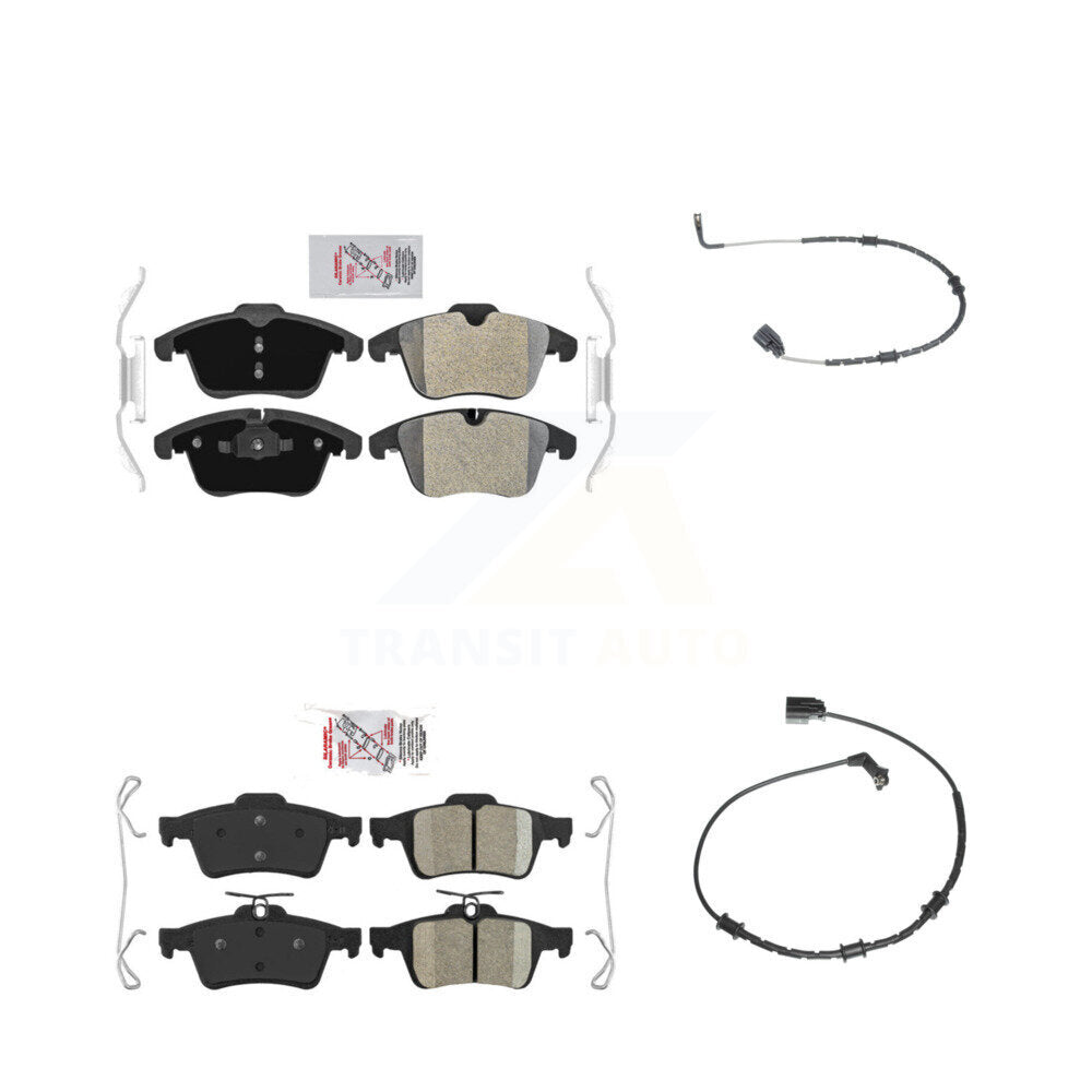 AmeriBRAKES KNW-101391 Disc Brake Pad for 2009 Jaguar XF - Front and Rear