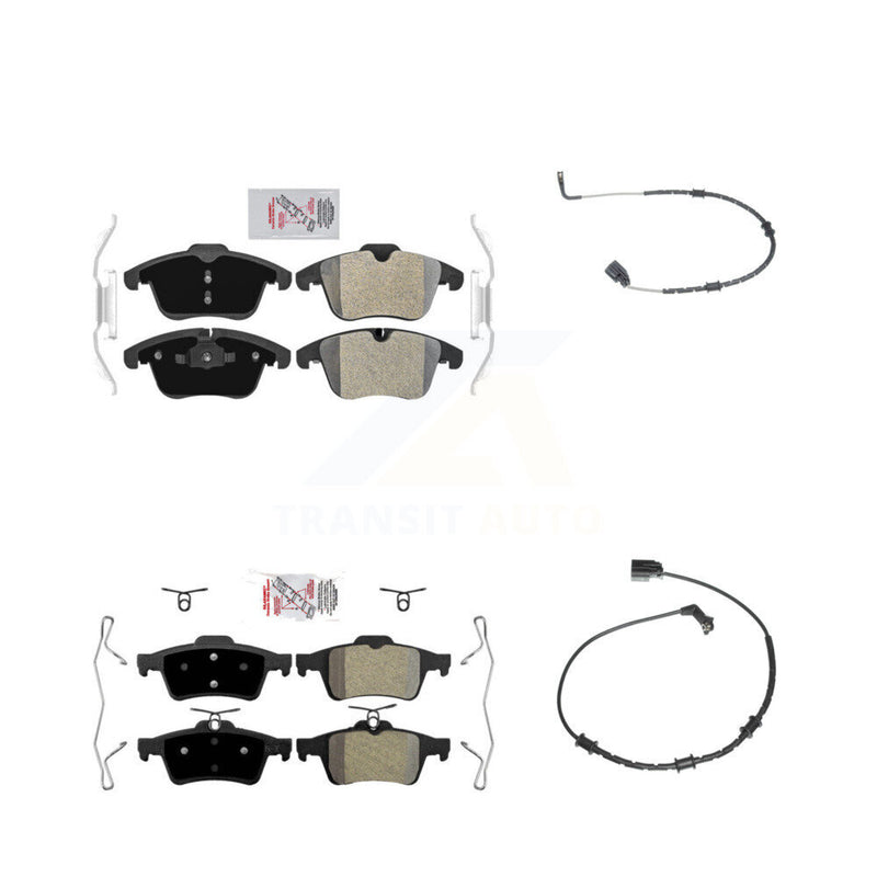 AmeriBRAKES KNW-101392 Disc Brake Pad for 2009 Jaguar XF - Front and Rear