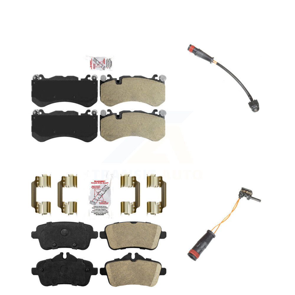 AmeriBRAKES KNW-101401 Disc Brake Pad for 2012-2019 Mercedes-Benz GLE63 AMG, Mercedes-Benz GL63 AMG, Mercedes-Benz ML63 AMG - Front and Rear