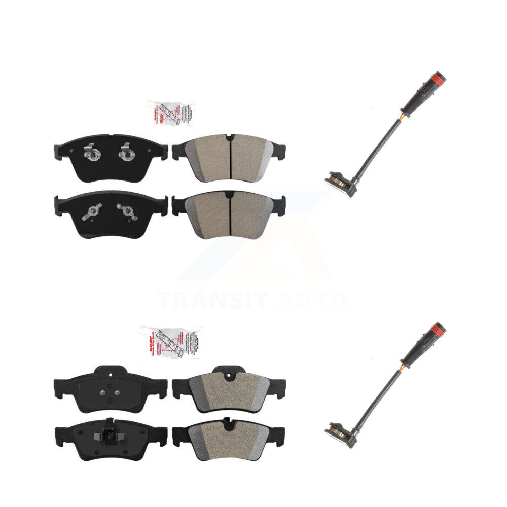 AmeriBRAKES KNW-101402 Disc Brake Pad for 2007 Mercedes-Benz ML63 AMG - Front and Rear