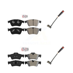 AmeriBRAKES KNW-101402 Disc Brake Pad for 2007 Mercedes-Benz ML63 AMG - Front and Rear