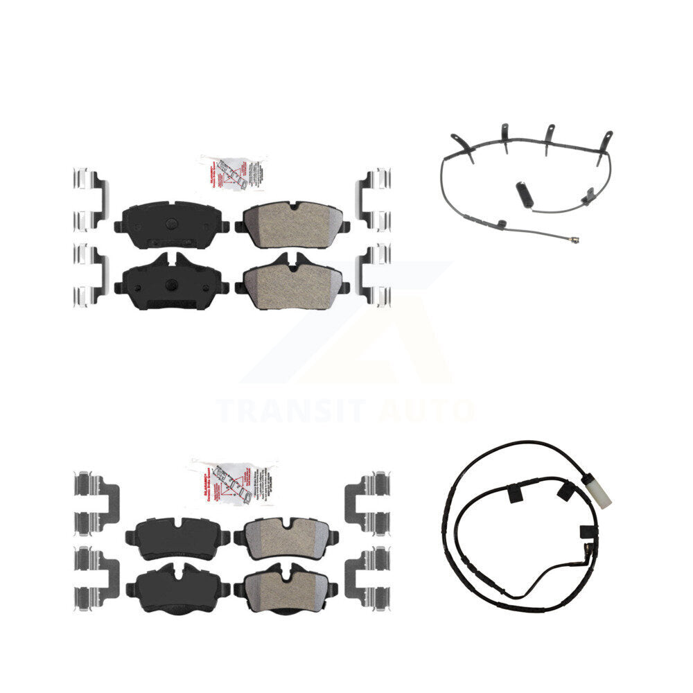 AmeriBRAKES KNW-101404 Disc Brake Pad for 2007-2008 Mini Cooper - Front and Rear
