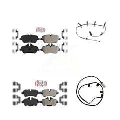 AmeriBRAKES KNW-101404 Disc Brake Pad for 2007-2008 Mini Cooper - Front and Rear