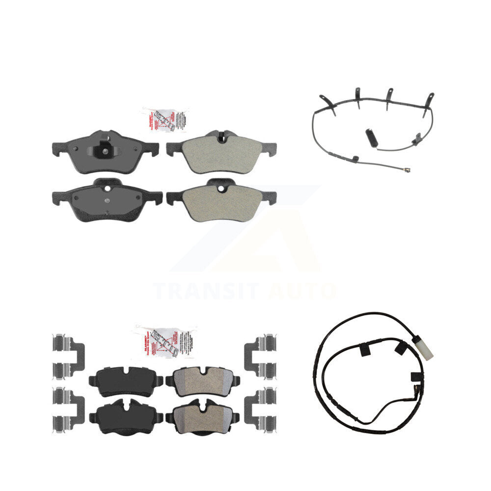 AmeriBRAKES KNW-101405 Disc Brake Pad for 2007-2008 Mini Cooper - Front and Rear