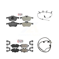 AmeriBRAKES KNW-101405 Disc Brake Pad for 2007-2008 Mini Cooper - Front and Rear