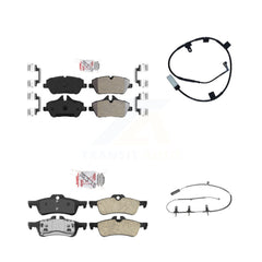 AmeriBRAKES KNW-101407 Disc Brake Pad for 2007-2008 Mini Cooper - Front and Rear