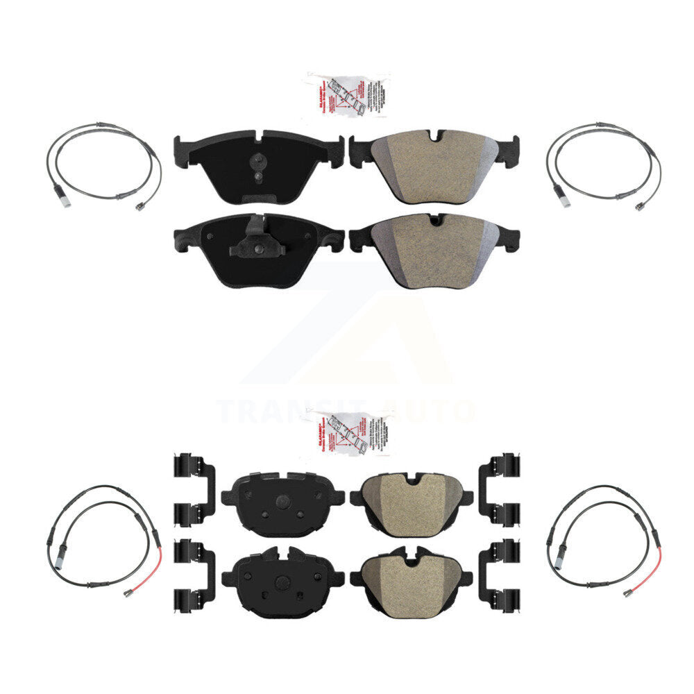 AmeriBRAKES KNW-101423 Disc Brake Pad for 2014-2016 BMW 528i, BMW 535d - Front and Rear