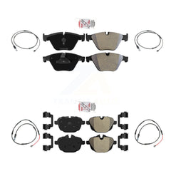 AmeriBRAKES KNW-101423 Disc Brake Pad for 2014-2016 BMW 528i, BMW 535d - Front and Rear