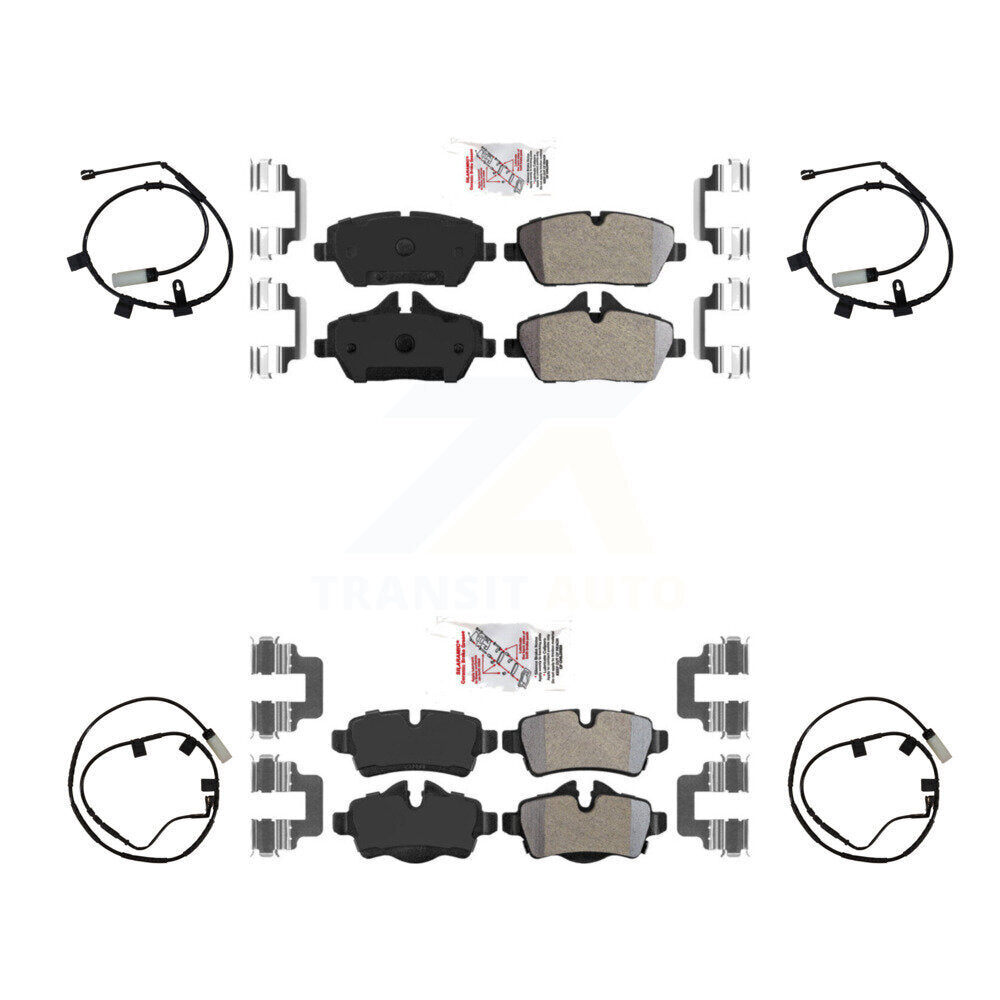 AmeriBRAKES KNW-101425 Disc Brake Pad for 2013 Mini Cooper - Front and Rear