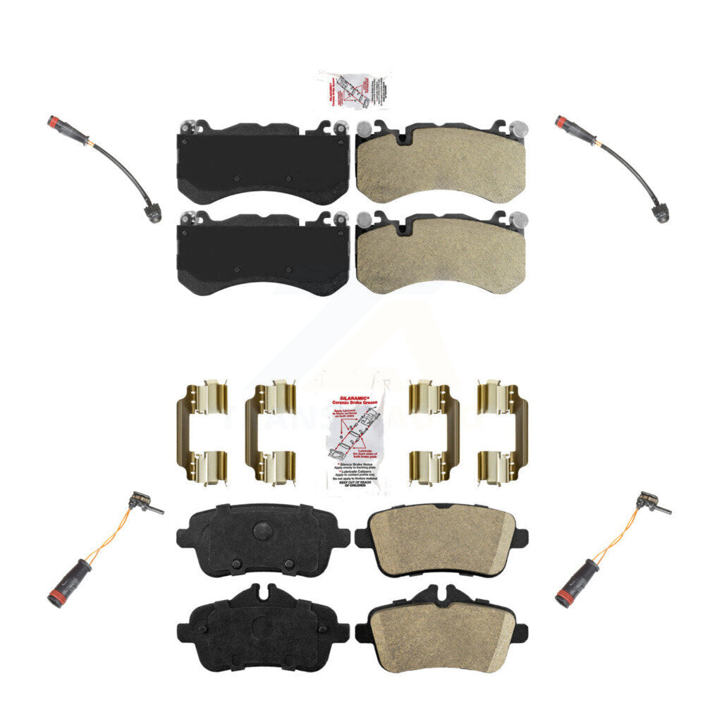 AmeriBRAKES KNW-101427 Disc Brake Pad for 2012-2019 Mercedes-Benz GLE63 AMG, Mercedes-Benz GL63 AMG, Mercedes-Benz ML63 AMG - Front and Rear