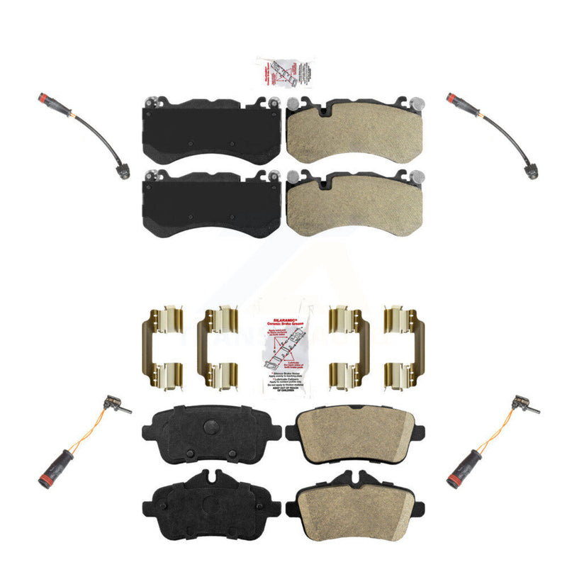 AmeriBRAKES KNW-101427 Disc Brake Pad for 2012-2019 Mercedes-Benz GLE63 AMG, Mercedes-Benz GL63 AMG, Mercedes-Benz ML63 AMG - Front and Rear