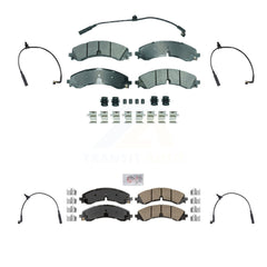 AmeriBRAKES KNW-101429 Disc Brake Pad for 2023-2024 Chevrolet Silverado 2500 HD, Chevrolet Silverado 3500 HD and More - Front and Rear