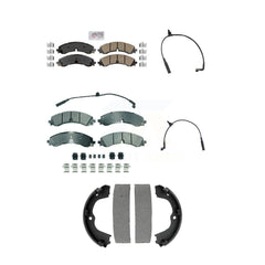 AmeriBRAKES KNW-101439 Disc Brake Pad for 2023-2024 Chevrolet Silverado 2500 HD, Chevrolet Silverado 3500 HD and More - Front and Rear