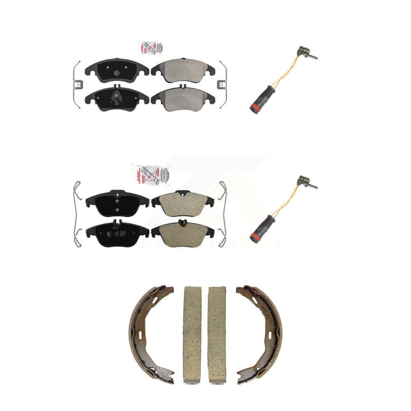 AmeriBRAKES KNW-101446 Disc Brake Pad for 2008-2017 Mercedes-Benz E400, Mercedes-Benz E550 and More - Front and Rear