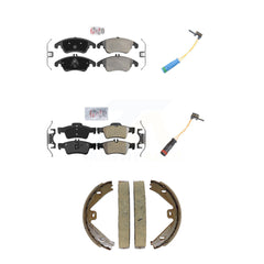 AmeriBRAKES KNW-101447 Disc Brake Pad for 2015-2016 Mercedes-Benz E400 - Front and Rear