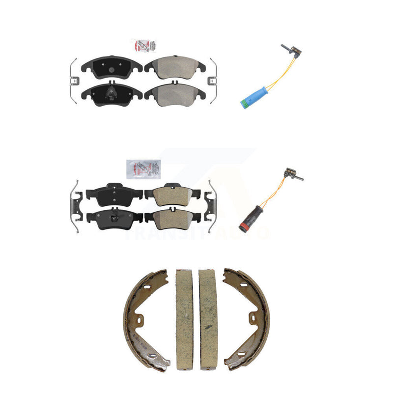 AmeriBRAKES KNW-101447 Disc Brake Pad for 2015-2016 Mercedes-Benz E400 - Front and Rear