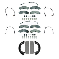AmeriBRAKES KNW-101453 Disc Brake Pad for 2023-2024 Chevrolet Silverado 2500 HD, Chevrolet Silverado 3500 HD and More - Front and Rear