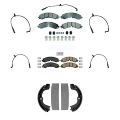 AmeriBRAKES KNW-101455 Disc Brake Pad for 2023-2024 Chevrolet Silverado 2500 HD, Chevrolet Silverado 3500 HD and More - Front and Rear