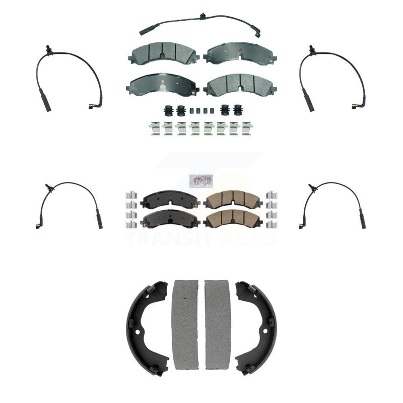 AmeriBRAKES KNW-101455 Disc Brake Pad for 2023-2024 Chevrolet Silverado 2500 HD, Chevrolet Silverado 3500 HD and More - Front and Rear