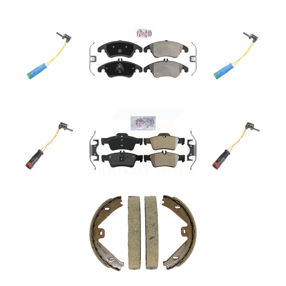 AmeriBRAKES KNW-101462 Disc Brake Pad for 2015-2016 Mercedes-Benz E400 - Front and Rear