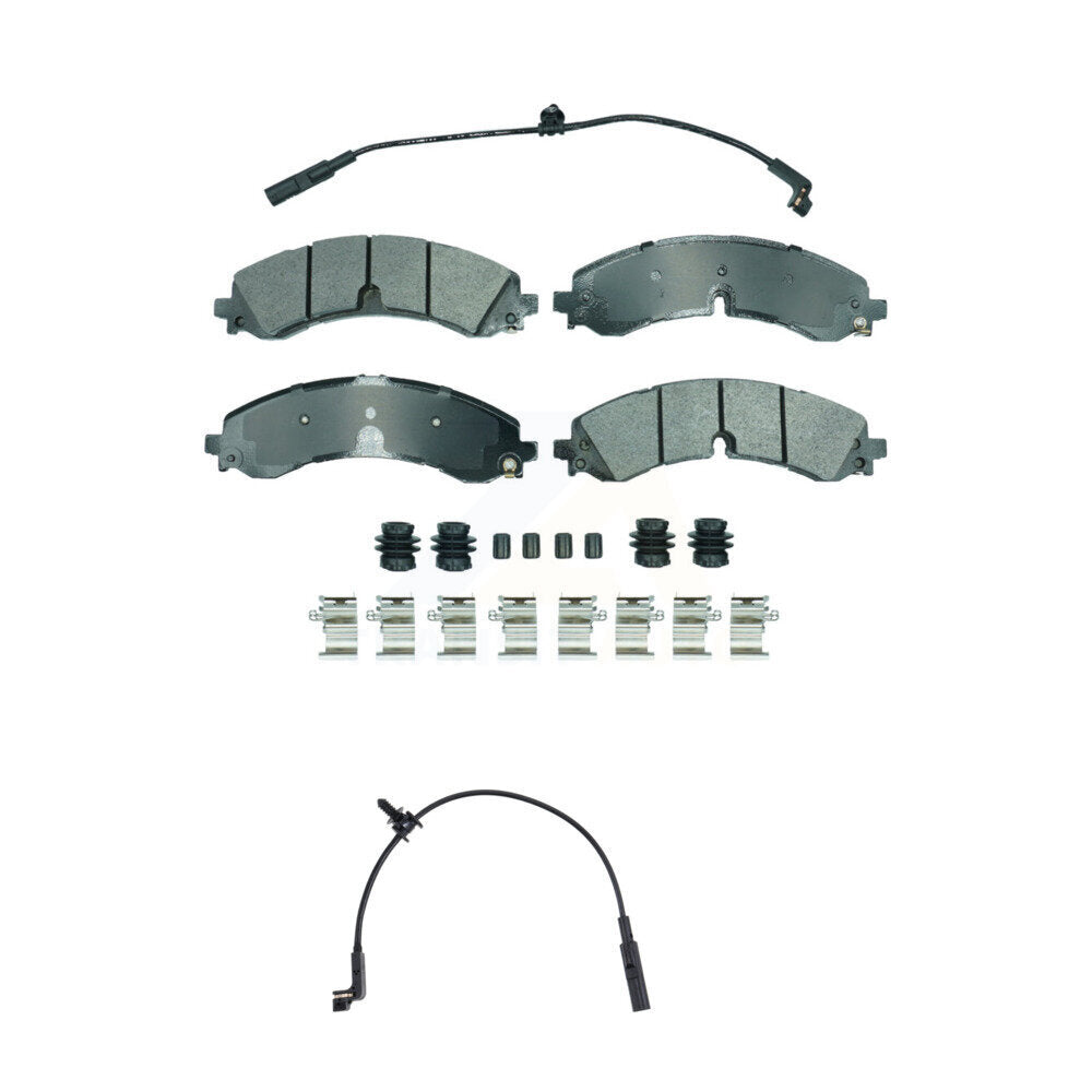AmeriBRAKES KNW-101485 Disc Brake Pad for 2023-2024 Chevrolet Silverado 2500 HD, Chevrolet Silverado 3500 HD and More - Rear