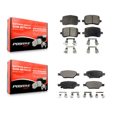 Positive Plus KPF-100018 Disc Brake Pad for 2004-2010 Chevrolet HHR, Pontiac G5 and More - Front and Rear