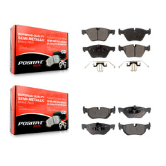 Positive Plus KPF-100032 Disc Brake Pad for 2006-2013 BMW X1, BMW 128i and More - Front and Rear