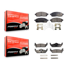 Positive Plus KPF-100044 Disc Brake Pad for 2004-2009 Lincoln Mark LT, Ford F-150 - Front and Rear