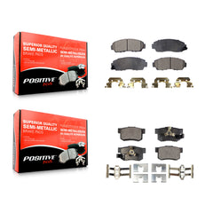 Positive Plus KPF-100046 Disc Brake Pad for 2007-2012 Honda Crosstour, Honda Accord Crosstour and More - Front and Rear