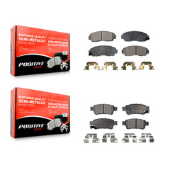Positive Plus KPF-100047 Disc Brake Pad for 2005-2010 Honda Odyssey - Front and Rear
