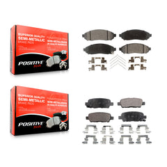 Positive Plus KPF-100051 Disc Brake Pad for 2011-2015 Nissan LEAF - Front and Rear