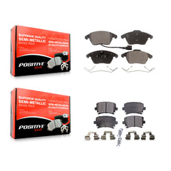 Positive Plus KPF-100053 Disc Brake Pad for 2005-2017 Volkswagen CC, Audi TT and More - Front and Rear