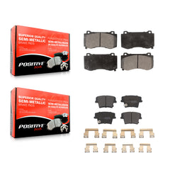 Positive Plus KPF-100061 Disc Brake Pad for 2015 Dodge Charger - Front and Rear