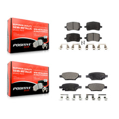 Positive Plus KPF-100068 Disc Brake Pad for 2004-2012 Chevrolet HHR, Pontiac G5 and More - Front and Rear