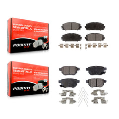 Positive Plus KPF-100076 Disc Brake Pad for 2010-2022 Toyota Corolla, Toyota Prius AWD-e and More - Front and Rear