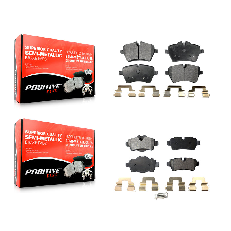 Positive Plus KPF-100083 Disc Brake Pad for 2007-2015 Mini Cooper - Front and Rear
