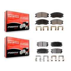 Positive Plus KPF-100096 Disc Brake Pad for 2007-2015 Chevrolet Captiva Sport, Saturn Vue and More - Front and Rear