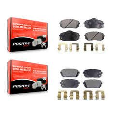 Positive Plus KPF-100105 Disc Brake Pad for 2007-2012 Kia Rondo - Front and Rear