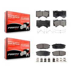 Positive Plus KPF-100108 Disc Brake Pad for 2007-2022 Lexus LX570, Toyota Land Cruiser and More - Front and Rear