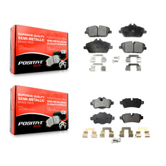Positive Plus KPF-100114 Disc Brake Pad for 2007-2015 Mini Cooper - Front and Rear