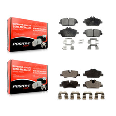 Positive Plus KPF-100115 Disc Brake Pad for 2015-2022 Mini Cooper - Front and Rear
