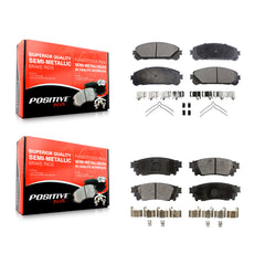 Positive Plus KPF-100121 Disc Brake Pad for 2015-2023 Toyota Camry, Toyota Avalon and More - Front and Rear