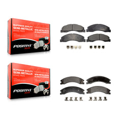 Positive Plus KPF-100123 Disc Brake Pad for 2008-2023 Ford E-450 Super Duty - Front and Rear