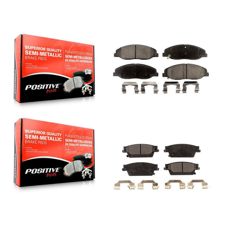 Positive Plus KPF-100126 Disc Brake Pad for 2009-2011 Cadillac STS - Front and Rear