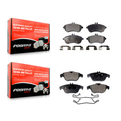 Positive Plus KPF-100130 Disc Brake Pad for 2008-2015 Mercedes-Benz C250, Mercedes-Benz C230, Mercedes-Benz C300 - Front and Rear