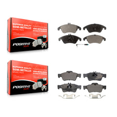 Positive Plus KPF-100134 Disc Brake Pad for 2010-2016 Mercedes-Benz E400, Mercedes-Benz CLS400 and More - Front and Rear