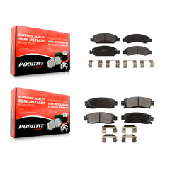 Positive Plus KPF-100141 Disc Brake Pad for 2013-2016 Cadillac XTS - Front and Rear